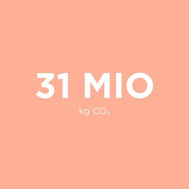 31 M kg CO2